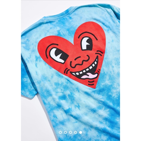 NWT Keith Haring Heart Cotton Tee - Picture 5 of 5